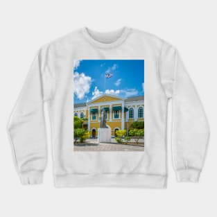 Willemstad Curacao Governor's Palace Crewneck Sweatshirt